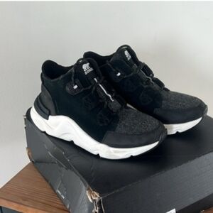 Black winter rain boots